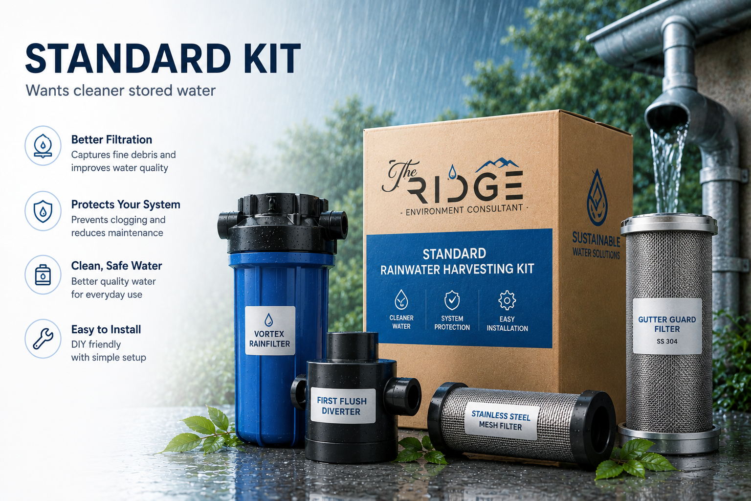 Standard Kit (Rainwater Harvesting Bundle)