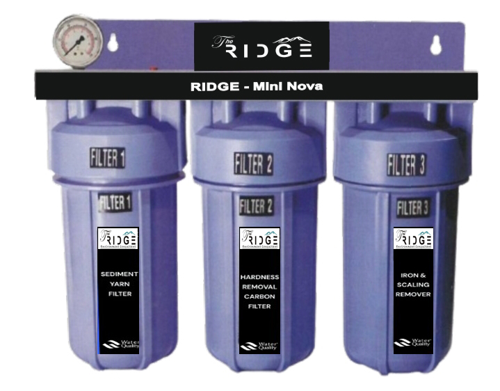 MINI NOVA Whole House Filter | 3 Layers of Protection is 1 Complete Solution | Advanced 3 - Stage Protection for Clean Water and Hard Water Treatment -  MINI NOVA Whole House Filte