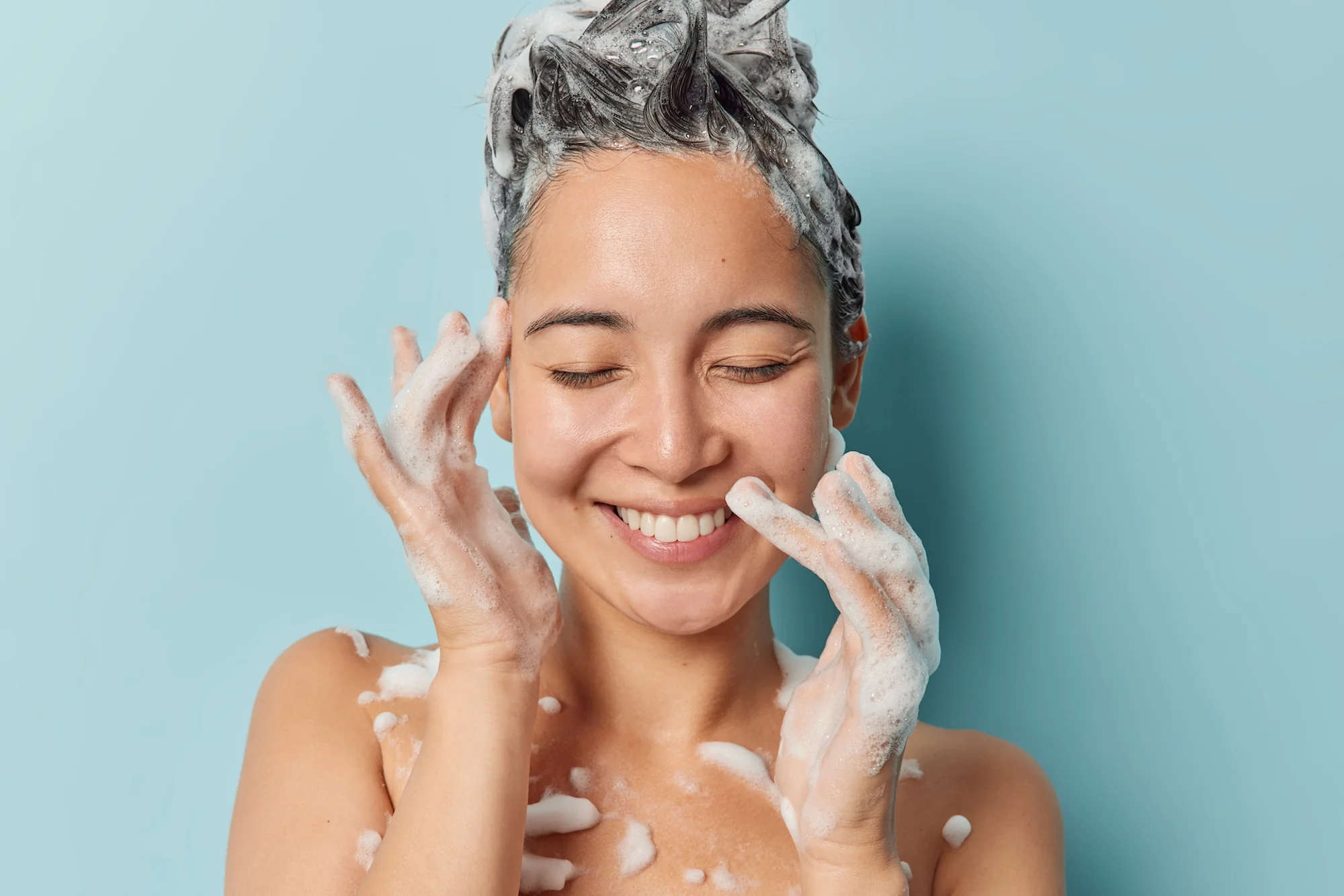 Soft water for gentle skin and hair wash