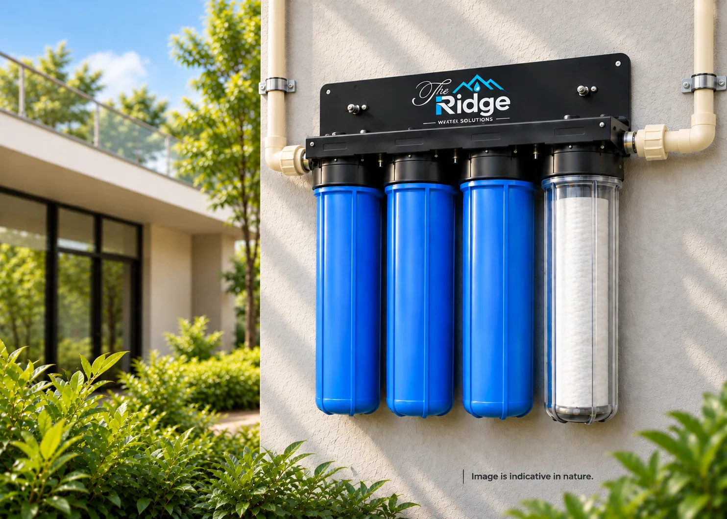 Whole house multi-stage system installation