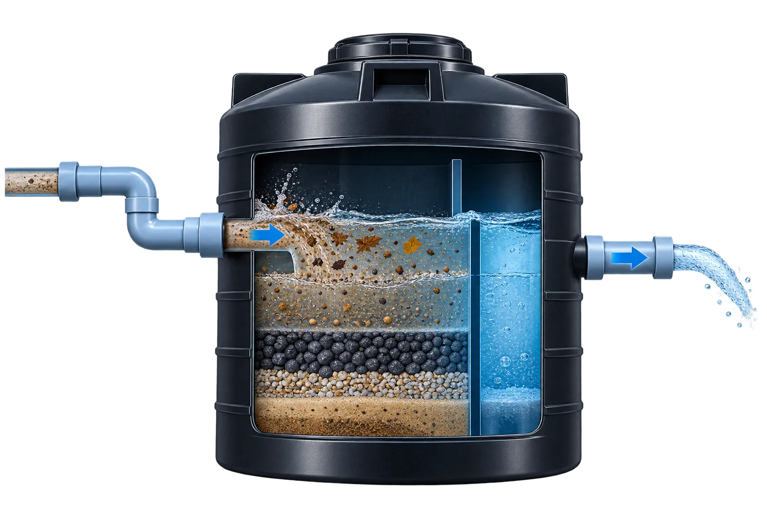 RidgeX storage tank filter