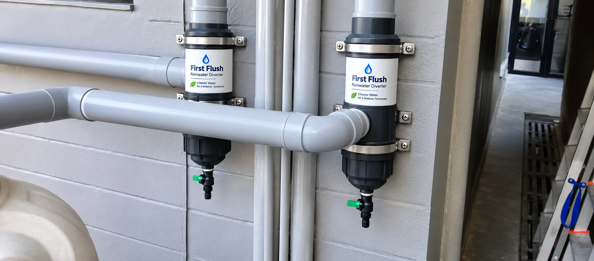 First flush diverter system