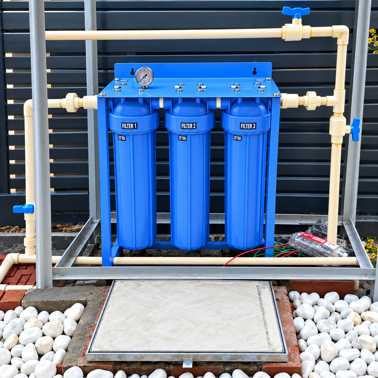 Xterme -3 Stage whole house filtration system