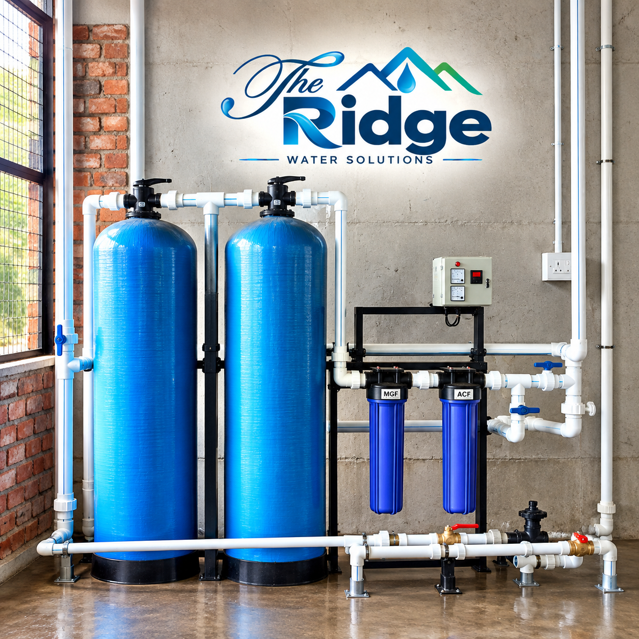 Advanced Whole-Building Water Filtration Installation