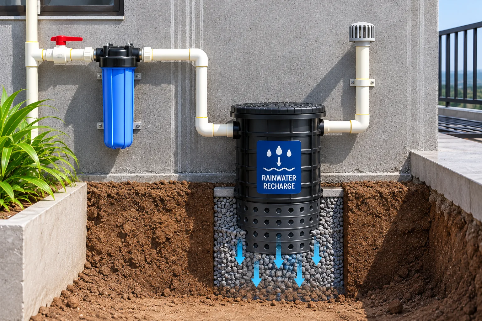 Groundwater recharge modular structures